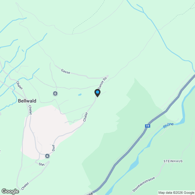 5.5 Zimmer-Duplex-Wohnung in Bellwald - Karte