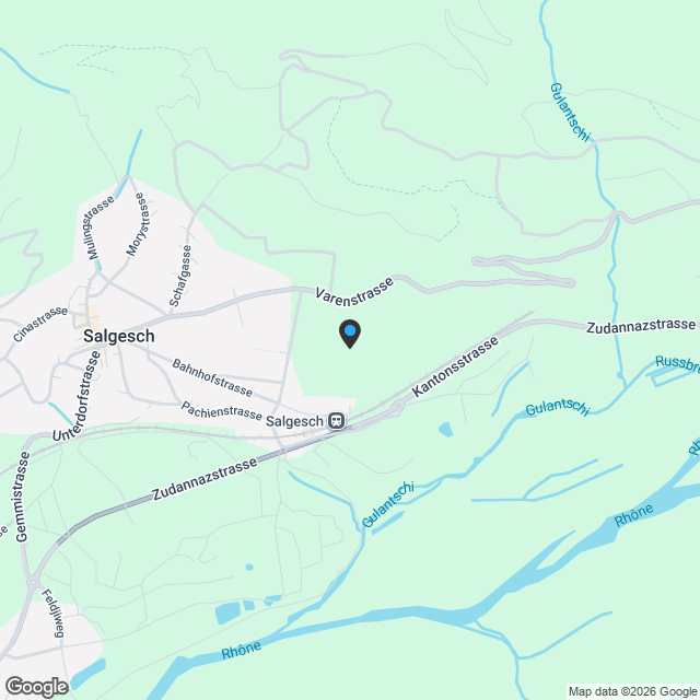 Exklusives Doppeleinfamilienhaus in Salgesch - Neubau in Planung - Karte