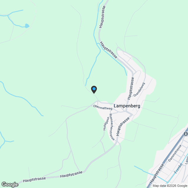 Bauland mit Wiederaufbaupotenzial in attraktiver Kernzone - Karte