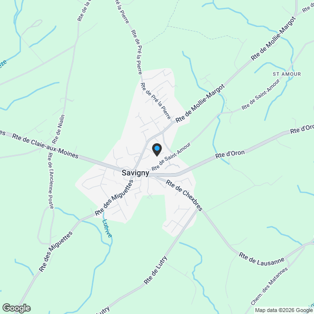 Les Vallons des Humberts - Karte