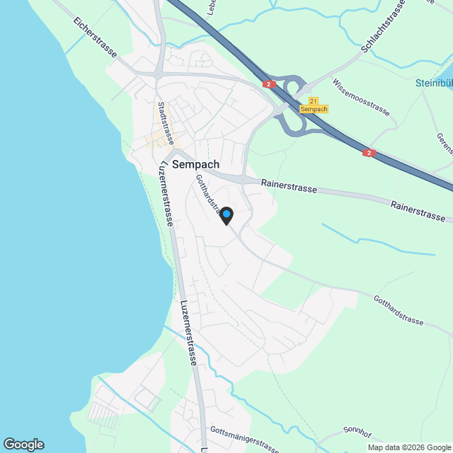 Exklusiver Neubau mit drei grosszügigen Wohneinheiten - Karte