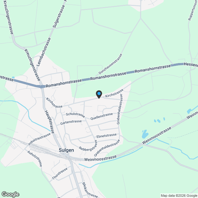 Wohnen wie im Einfamilienhaus - 4.5-Zi. Gartenwohnung mit riesiger Grünfläche - Karte