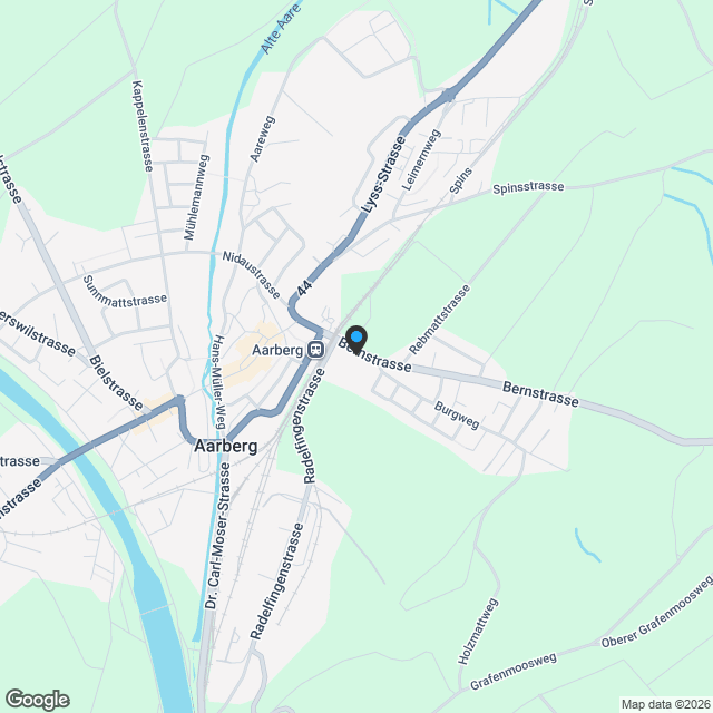 2.5-Zimmer-Eigentumswohnung 'Park Aarberg' - Karte