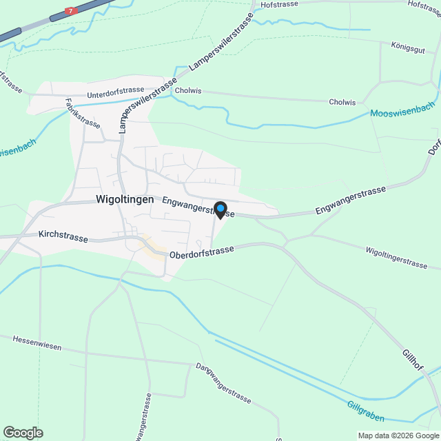 Geräumige und naturnahe Maisonettewohnung - Karte