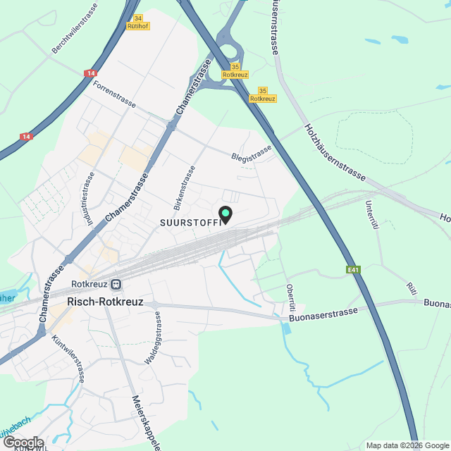 Wunderschön möblierte 2.5-Zimmer-Wohnung mit 100m2 Terrasse - Karte