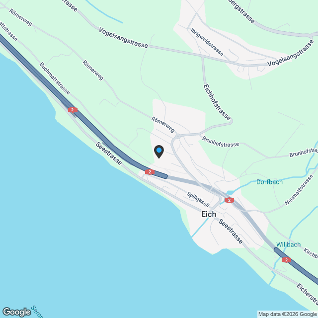 Luxuriöses Wohnen mit Seeblick in Eich – Ein Traum wird wahr! - Karte