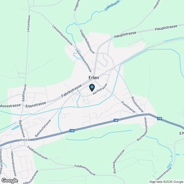3.5 Zimmerwohnung in Erlen - Karte