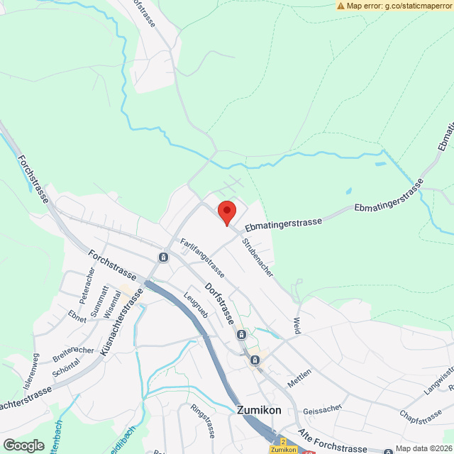 Nachhaltiges Wohnen im Reiheneinfamilienhaus in Zumikon - Karte