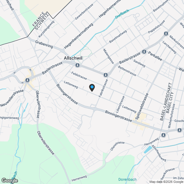 Neubau: 3.5-Zimmer-Attika-Maisonette mit Atelier - The Letten - Karte