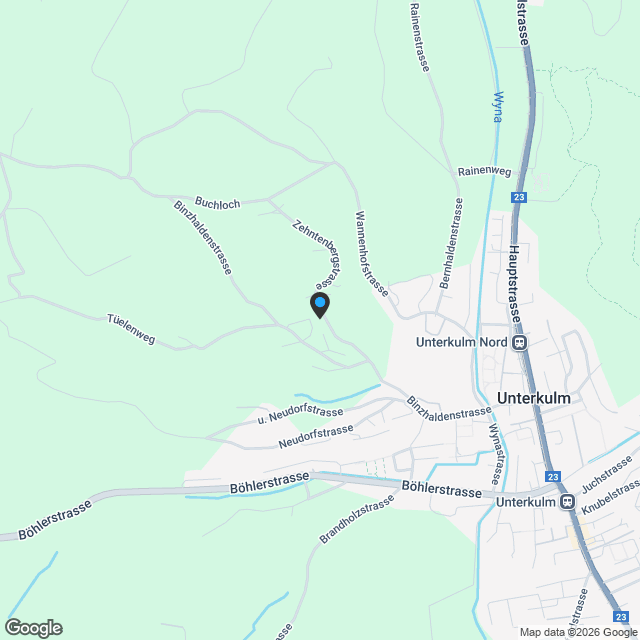 Neubau WÄLTIMATTE Unterkulm - Karte