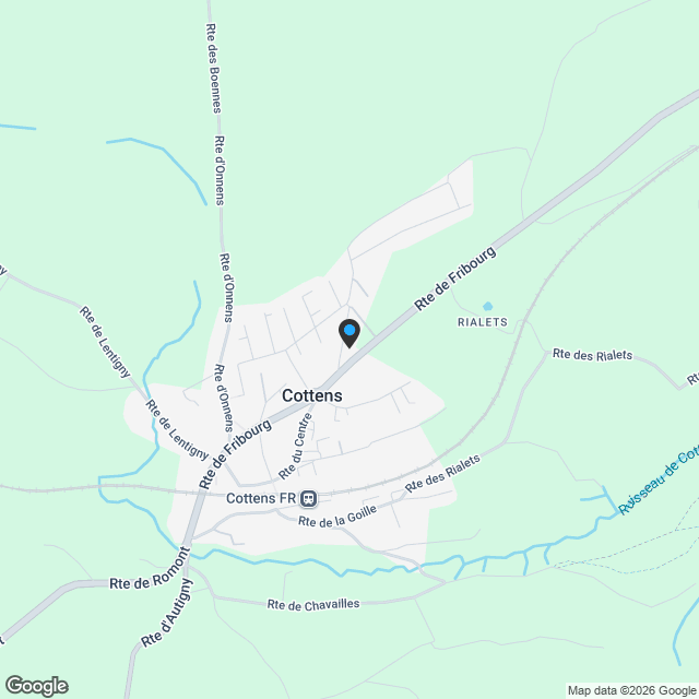 À vendre - Appartement 2.5 pièces de standing à Cottens (FR) - Karte