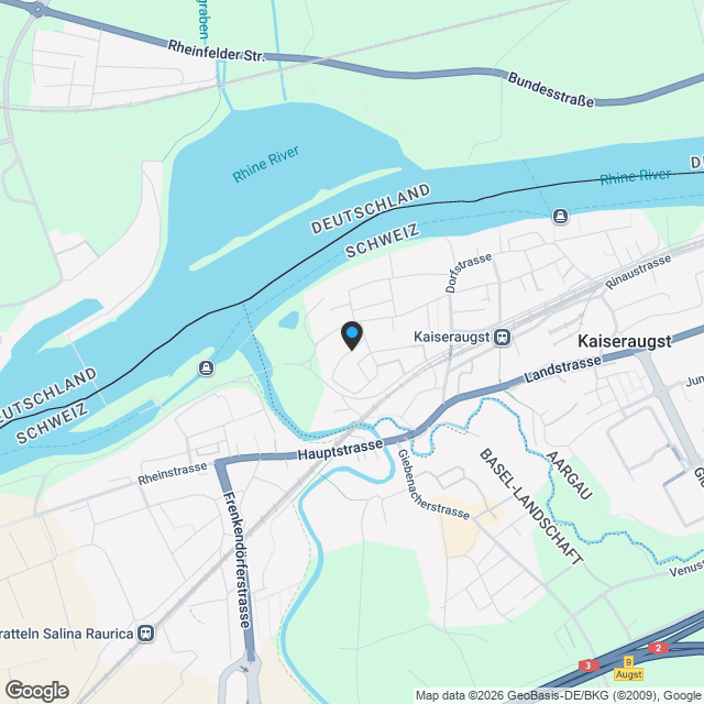 EFH - einmalige Gelegenheit in Kaiseraugst - Karte