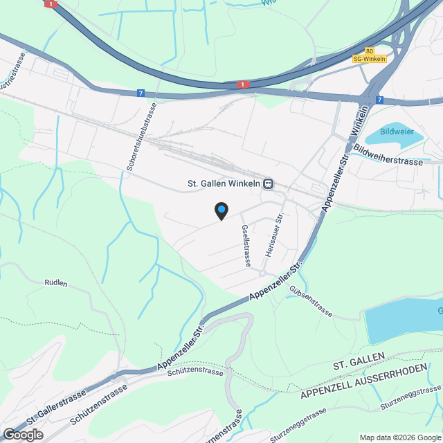 Bergsicht und Parkluft geniessen - 5.5-Zimmer-Maisonette-Wohnung - Karte