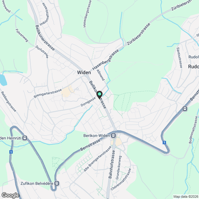 Exklusives Wohnen im Alter  Seniorenwohnungen in 8967 Widen (Berikon) - Karte