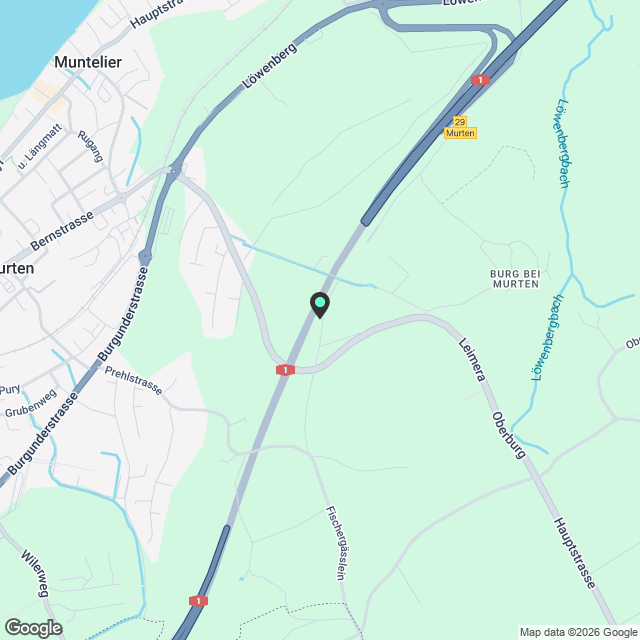 Modernes, praktisch neues Reiheneinfamilienhaus in Münchenwiler (Mittelhaus) - Karte