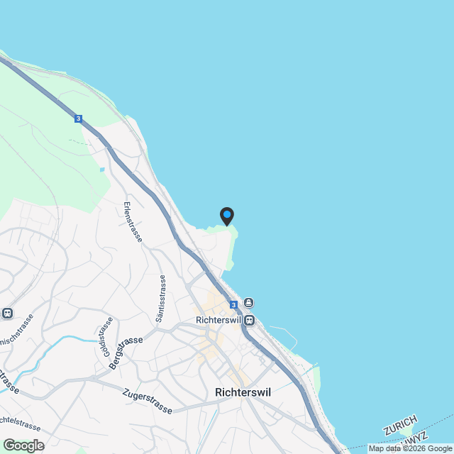 Charmante Liegenschaft im Herzen von Richterswil - Karte