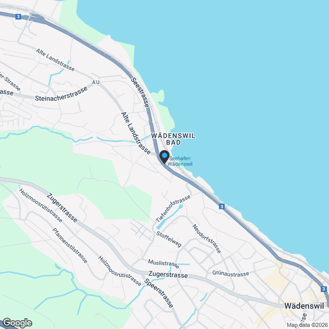 Ausgebaute Eigentumswohnungen an idealer Lage in Au-Wädenswil  perfekt für einen leichteren Wohnalltag - Karte