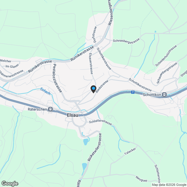grosszügige Terrassenwohnung mit Weitsicht - Karte