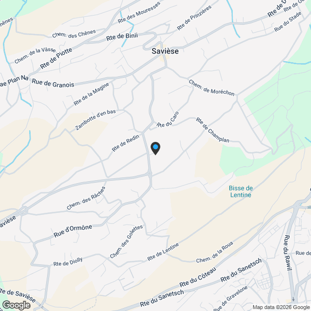 Villa de 6 pièces à Ormône/Savièse avec grand terrain constructible - Karte