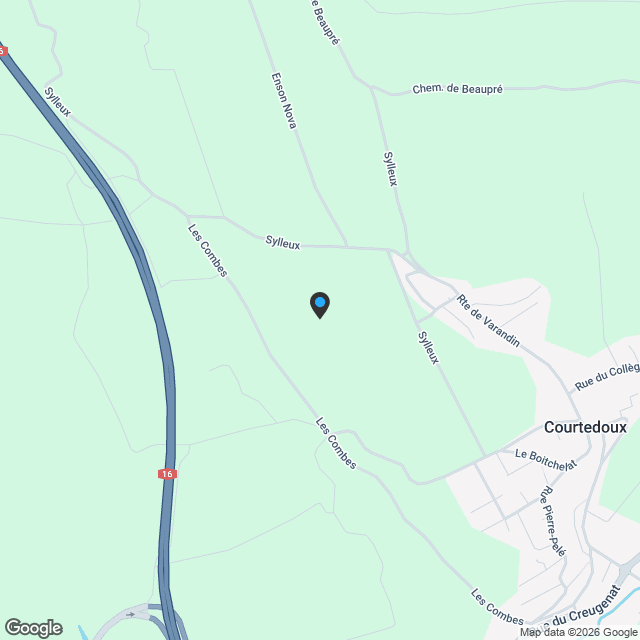 Villa jumelée neuve au centre de Courtedoux - Karte