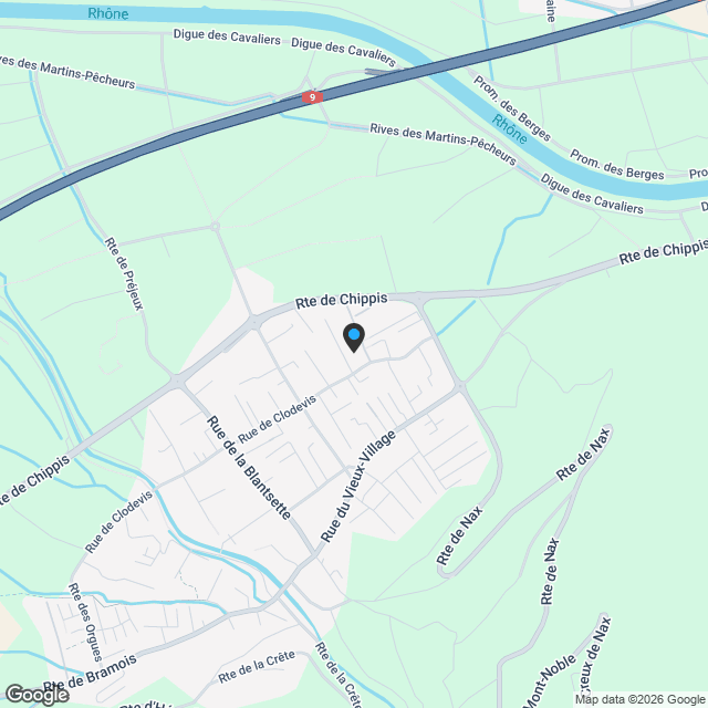 Appartement 4.5 pièces à Bramois - Karte