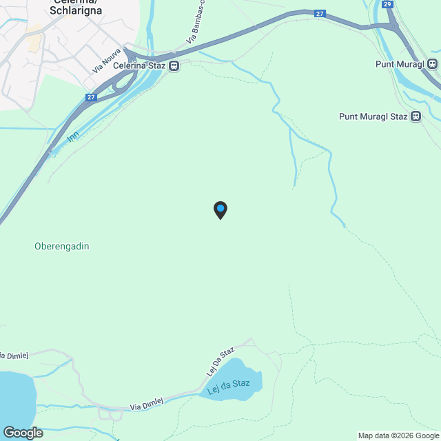 Letzte verfügbare Luxusresidenzen im Trais Sulais, Celerina. - Karte