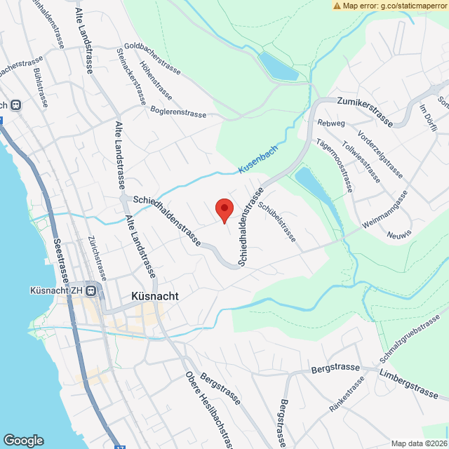 Wohnen in Küsnacht - Karte