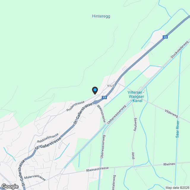 Nur 5min von Sargans entfernt – durchdacht geplant, hochwertig gebaut - Karte