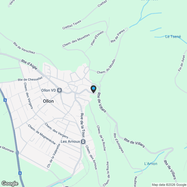 Plusieurs appartements de 2.5 pièces - Gryon - Karte