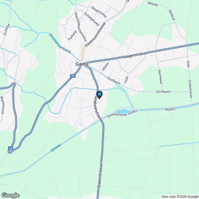 5 1/2-Zimmer Doppeleinfamilienhaus in ländlicher Umgebung - Karte