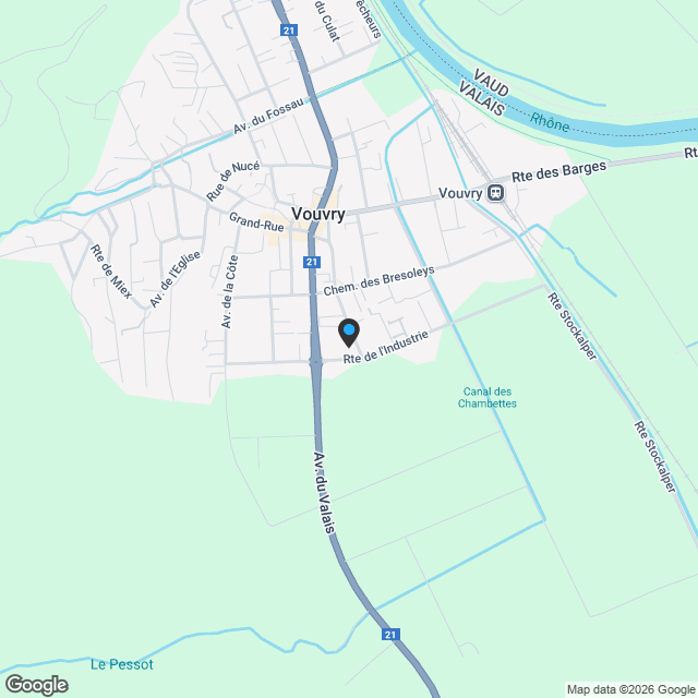 Magnifique 3.5 pièces neuf à Vouvry - Karte