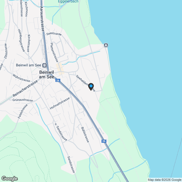 Moderne 5.5-Zimmer-Doppelhaushälfte in Beinwil am See - Neubau 2026 - Karte