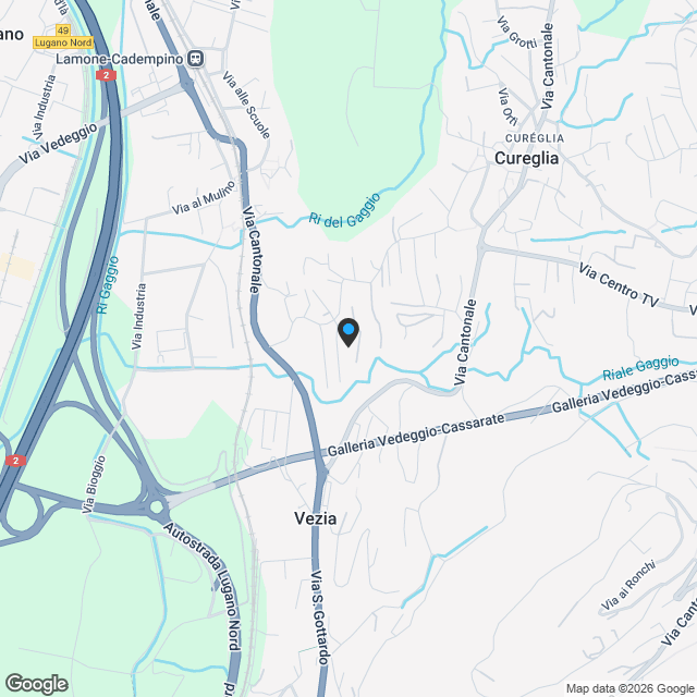 Ultime ville disponibili a Cadempino - Karte