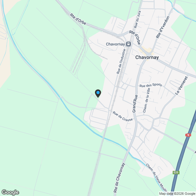 Appartement PPE neuf 2,5 pièces à Chavornay - Karte