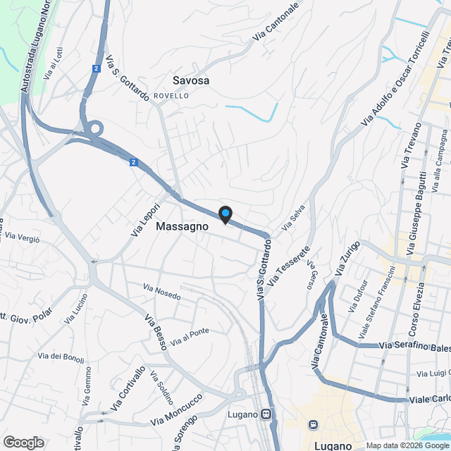 Massagno: Appartamento 3.5 locali - Karte