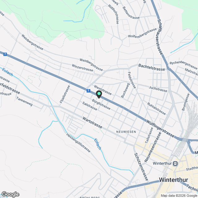 W59 - 2.5-Zimmer-Mietwohnung in Winterthur - Karte