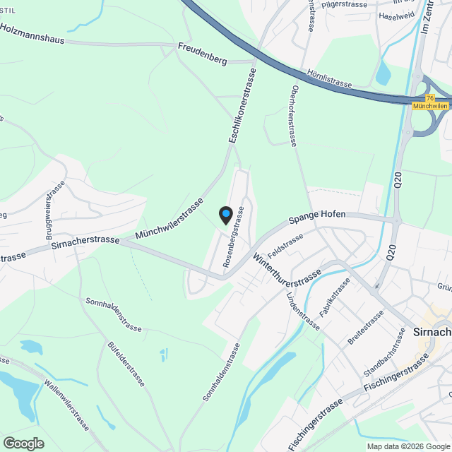 113 m² | 3.5-Zimmer-Wohnung "Rosenberg" - Karte