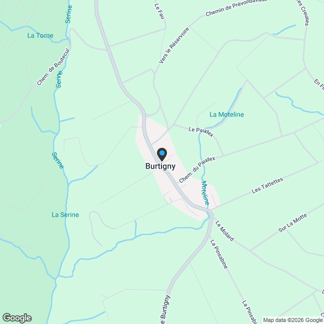 Appartement en duplex avec balcons ? Cadre naturel d'exception à Burtigny - Karte