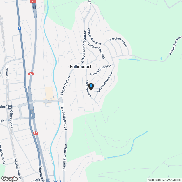 Nur noch ein Haus von drei bewilligten Premium-Reihenhäusern frei - Karte