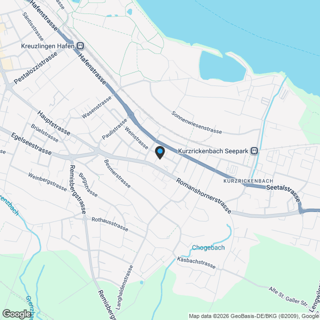 Raumwunder am Wiibärg. Erstbezug in Kreuzlingen TG - Karte