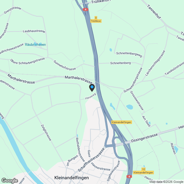 3.5-Zimmer-Neubauwohnung im EG mit 225 m² privatem Umschwung - Karte