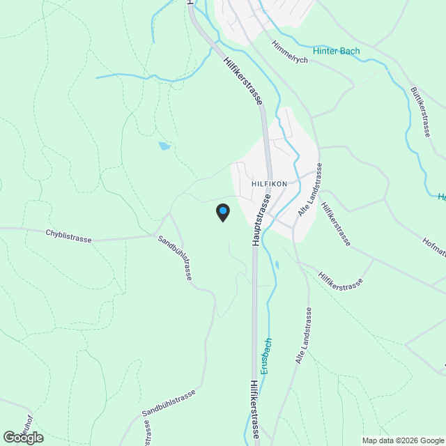 Schlüsselfertiges Terrassenhaus Hilfikon AG - Karte