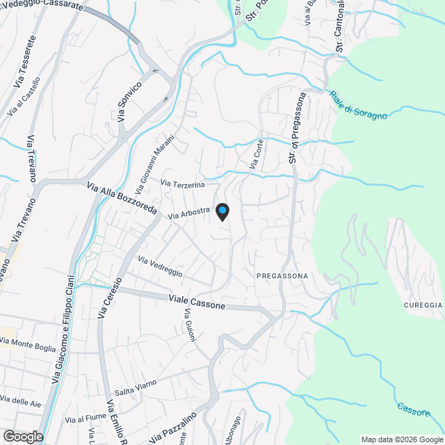 PREGASSONA -  Residenza Parco Ceresio - nuovi 2.5 locali - Karte