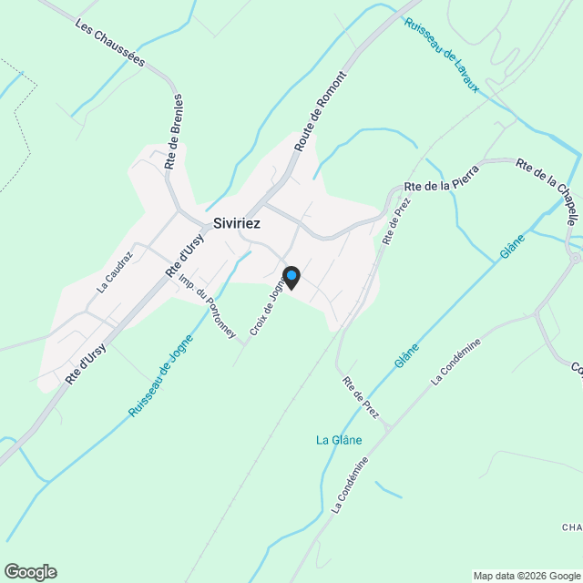 La Résidence Les Coteaux Verts de Siviriez - Karte