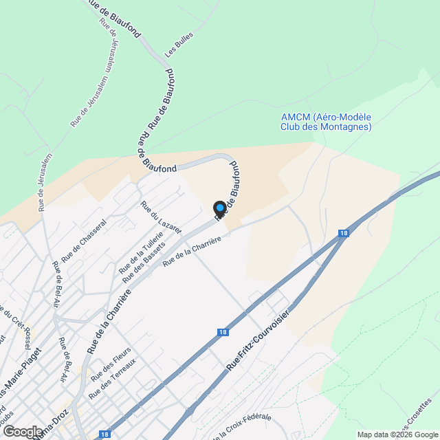 Appartement terrasse au dernier étage. - Karte