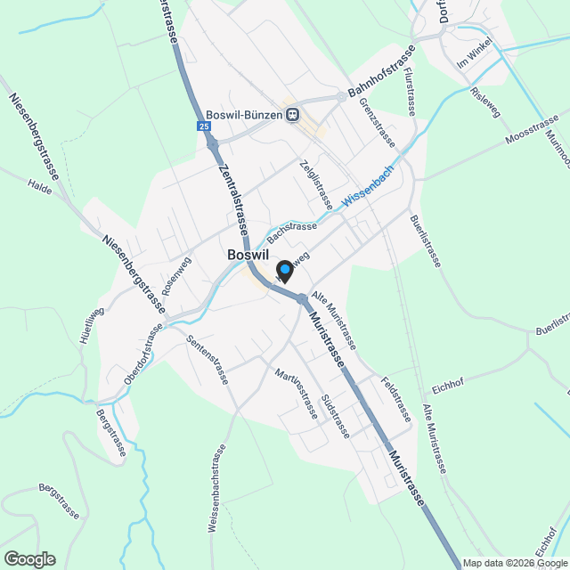 4 1/2-Zimmer-Dachwohnung mit Loggia und Estrich - Karte