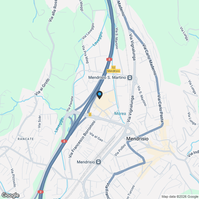 Appartamento 2.5 locali con giardinetto privato a Mendrisio - Karte
