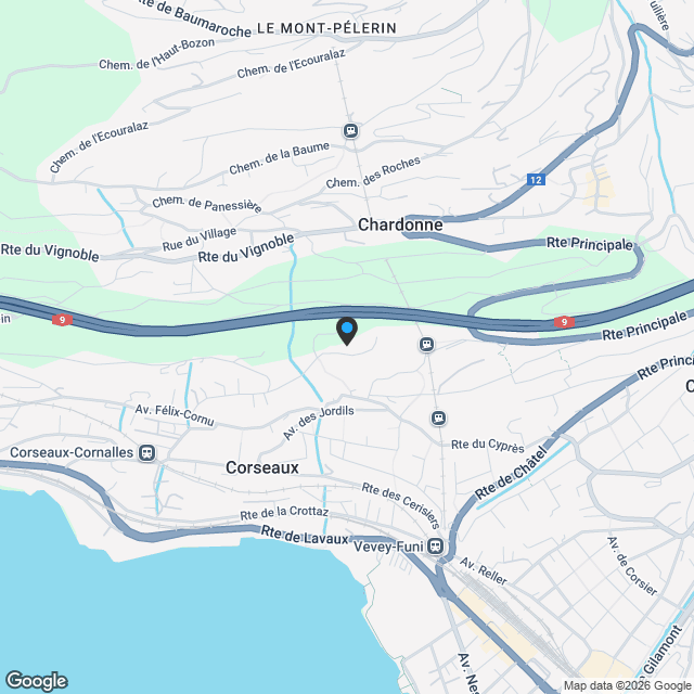 NOUVELLE PROMOTION DE 12 APPARTEMENTS EN DUPLEX  À CORSEAUX - Karte