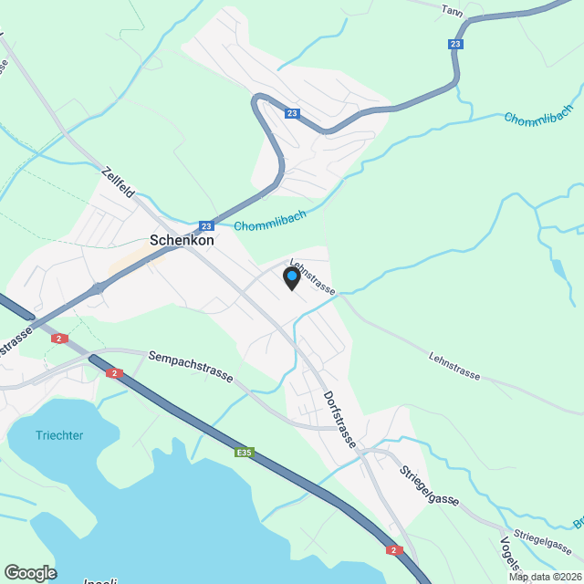 VIVAORA Schenkon – 3.5 Zimmer Etagenwohnung (Ebene 1A) - Karte