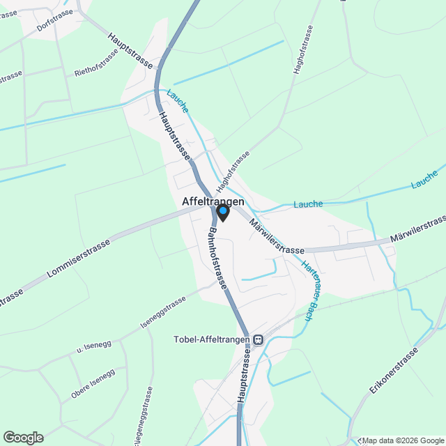 Weitsicht Affeltrangen - neues, freistehendes 5.5-Zimmer-Einfamilienhaus - Karte